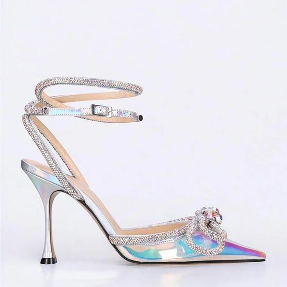 Mach & Mach Sparkling Rhinestone Heels - Picture 2 of 12